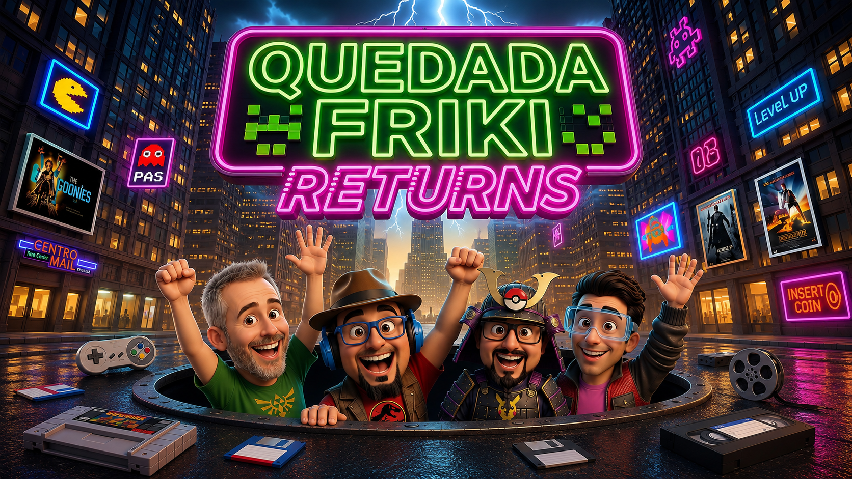 Quedada Friki Returns — Portada del podcast